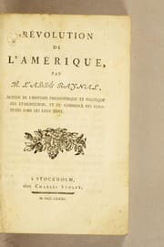 Tapa de Révolution de l'Amérique