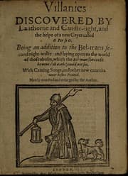 Tapa de Villanies discouered by lanthorne and candle-light, and the helpe of a new cryer called O per se O