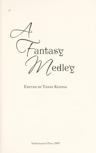 Tapa de A Fantasy Medley