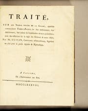Tapa de Traité, sur les terres noyées de la Guiane, appellées communément Terres-Basses, sur leur desséchement, leur défrichement, leur culture &  l'exploitation de leurs productions; avec des réflexions sur la régie des esclaves & autres objets
