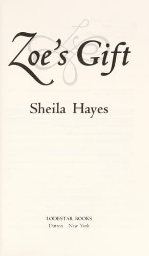 Tapa de Zoe's gift