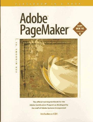 Tapa de Adobe Pagemaker For Windows 95' (Classroom in a Book)