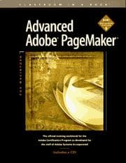 Tapa de Advanced Adobe PageMaker for Macintosh