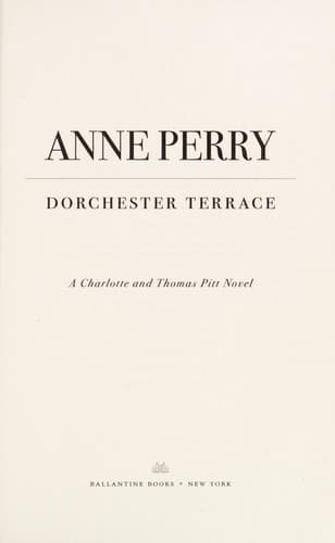 Tapa de Dorchester Terrace