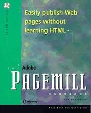 Tapa de The Adobe PageMill handbook