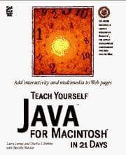 Tapa de Teach yourself Java for Macintosh in 21 days