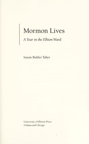Tapa de Mormon lives