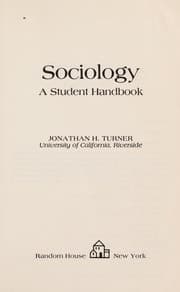 Tapa de Sociology, a student handbook