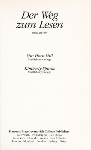 Tapa de Der Weg zum Lesen