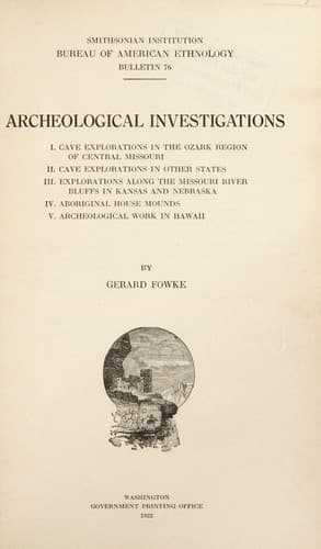 Tapa de Archeological investigations