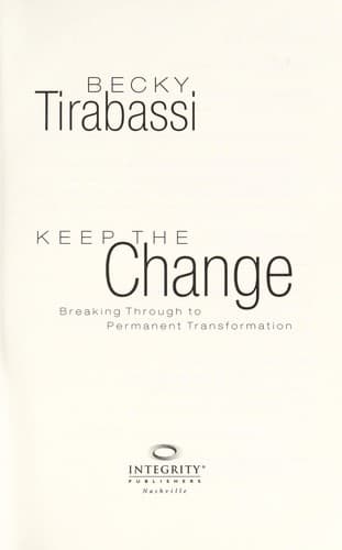 Tapa de Keep the change