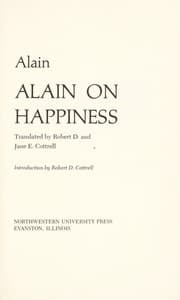 Tapa de Alain on happiness