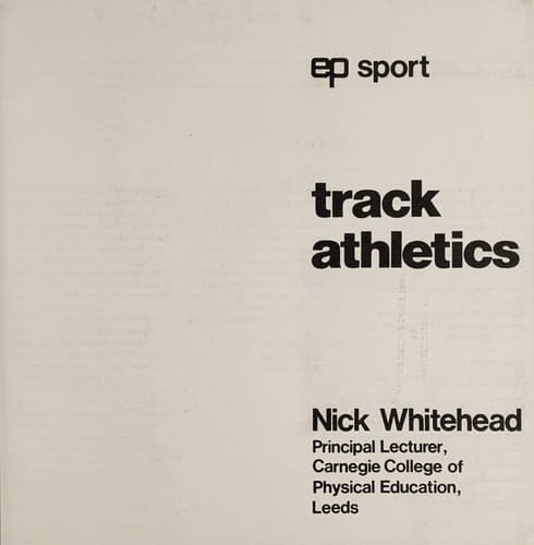 Tapa de Track athletics