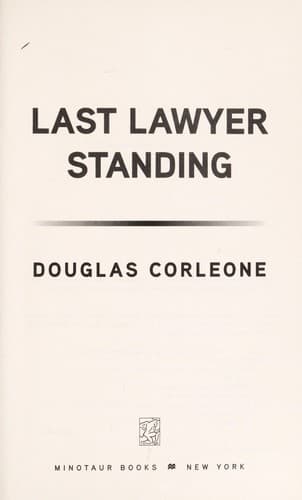Tapa de Last lawyer standing