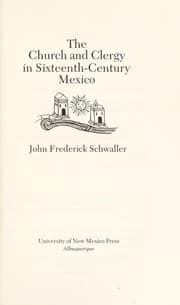 Tapa de The church and clergy in sixteenth-century Mexico