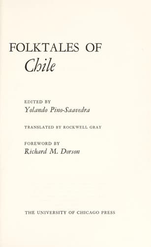 Tapa de Cuentos folklóricos de Chile