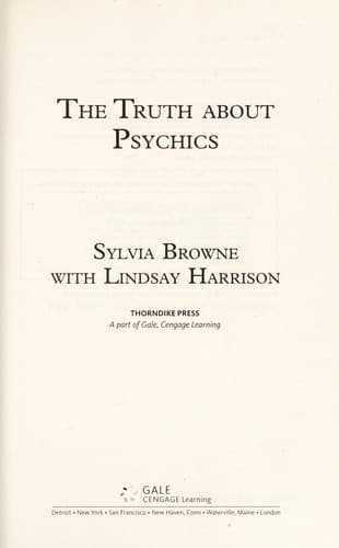 Tapa de The truth about psychics