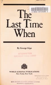 Tapa de The last time when