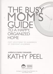 Tapa de The Busy Mom's Guide to a Happy, Organized Home