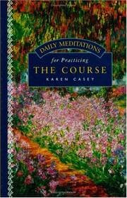 Tapa de Daily meditations for practicing the Course