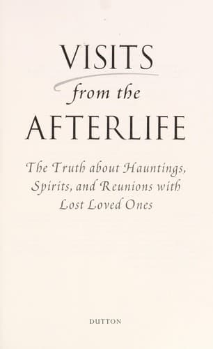 Tapa de Visits from the afterlife
