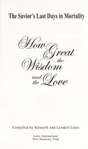 Tapa de How great the wisdom and the love
