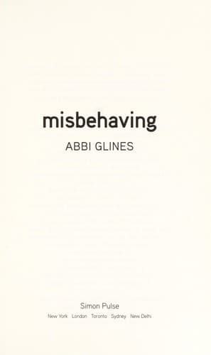 Tapa de Misbehaving