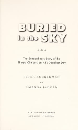 Tapa de Buried in the sky