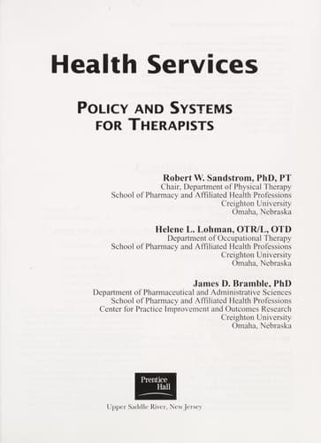 Tapa de Health services
