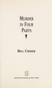 Tapa de Murder in four parts