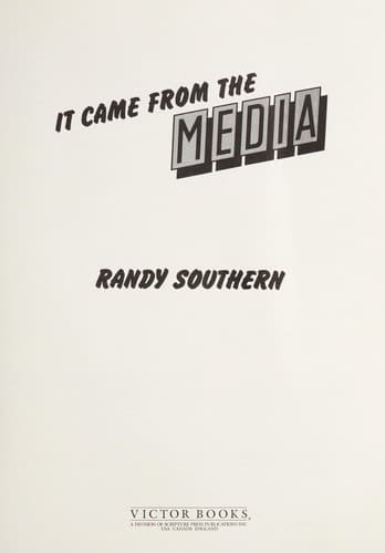 Tapa de It came from the media