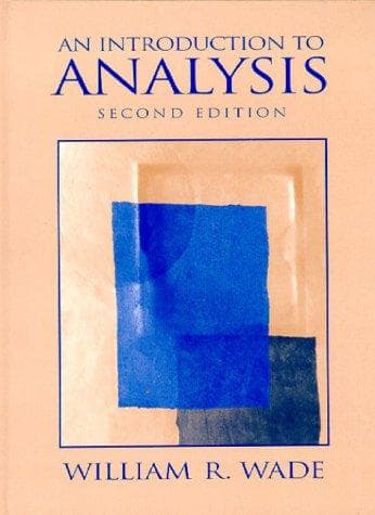 Tapa de An introduction to analysis