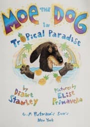 Tapa de Moe the dog in tropical paradise