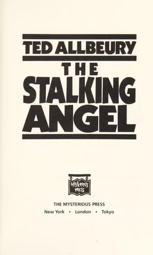 Tapa de The stalking angel