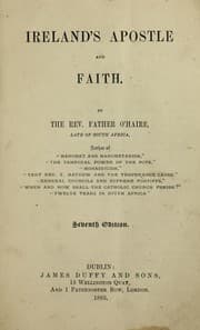 Tapa de Ireland's Apostle and Faith