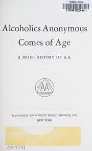Tapa de Alcoholics Anonymous comes of age