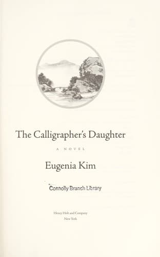 Tapa de The calligrapher's daughter