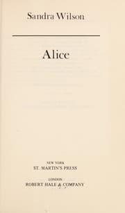 Tapa de Alice