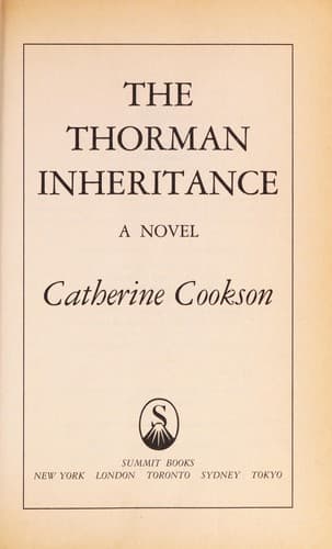Tapa de The Thorman inheritance