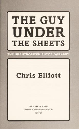 Tapa de The guy under the sheets