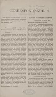 Tapa de Correspondence