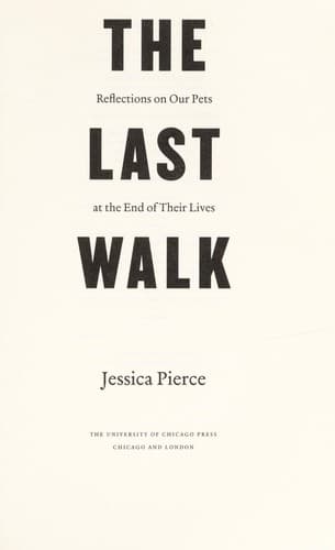 Tapa de The last walk