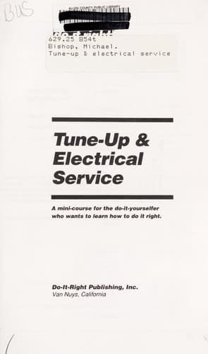Tapa de Tune-up & electrical service