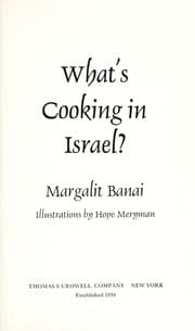 Tapa de What's cooking in Israel?