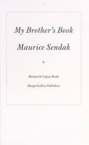 Tapa de My brother's book