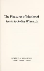 Tapa de The pleasures of manhood