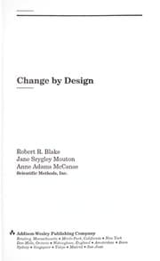 Tapa de Change by design