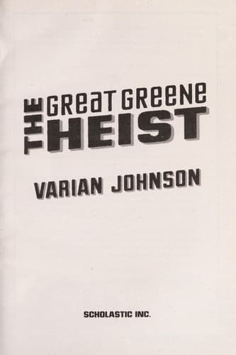Tapa de The Great Greene Heist