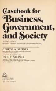 Tapa de Business, Government and Society