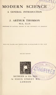 Tapa de Modern science